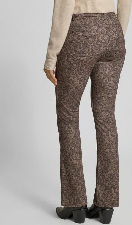 BRAX Flared stoffen broek met achterzakken model 'SHAKIRA'