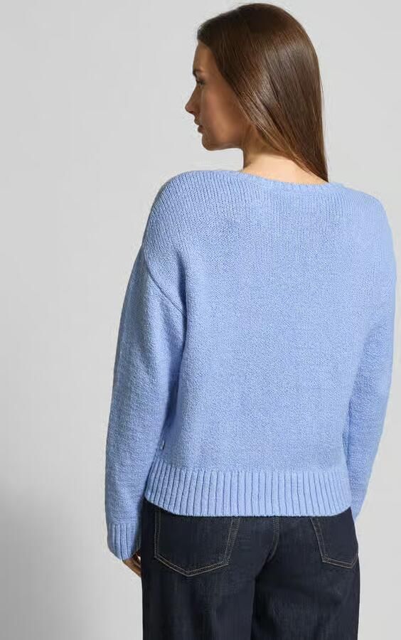 BRAX Gebreide pullover met geribde boorden Model 'LISA'