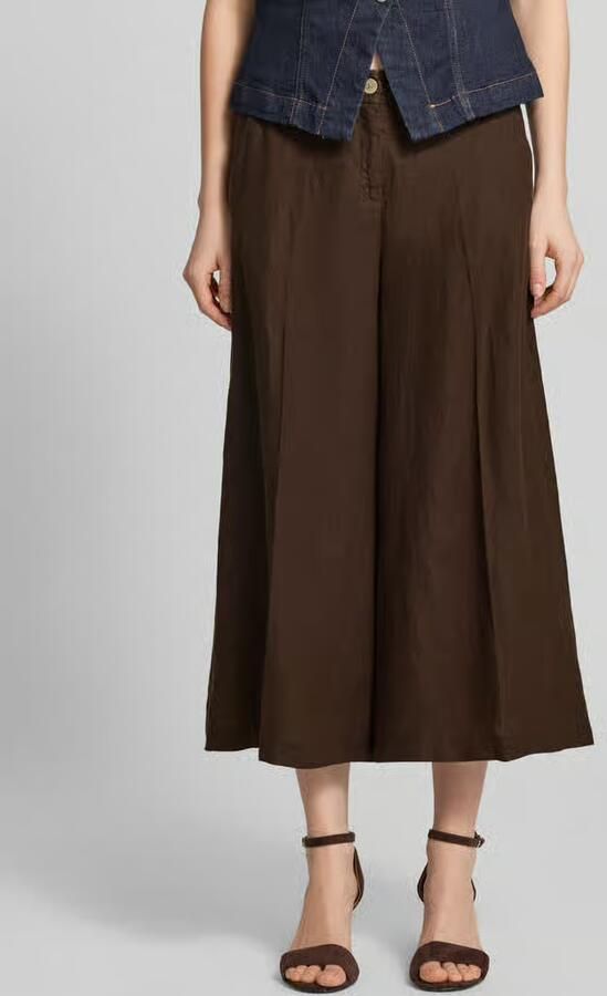 BRAX loose fit linnenbroek met elastische band model 'MELLI' - Foto 2