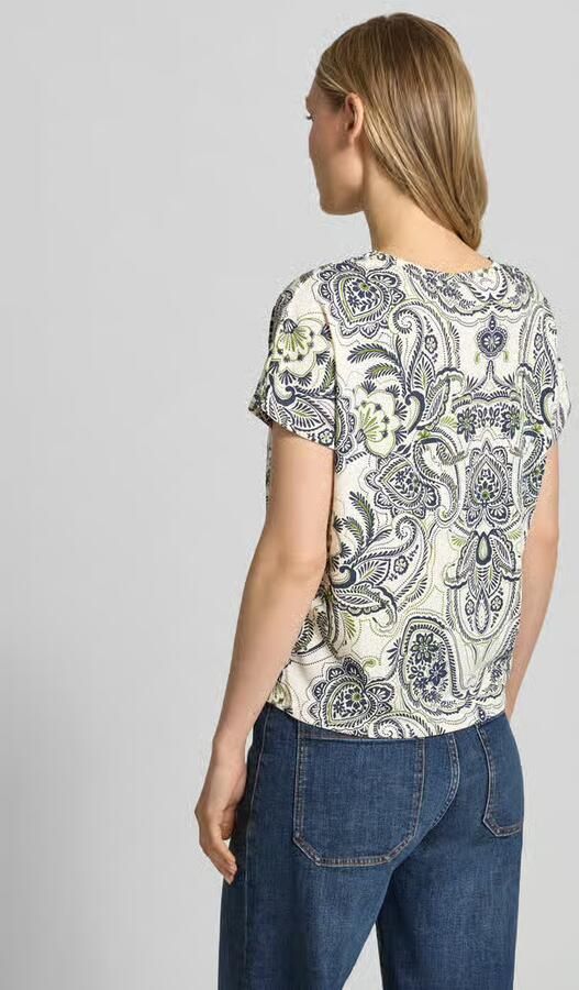 BRAX loose fit T-shirt van mix van katoen en modal model 'CAELEN S'