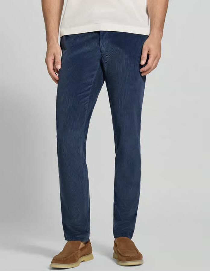 BRAX modern fit corduroy broek van katoenmix model 'Fabio' - Foto 2