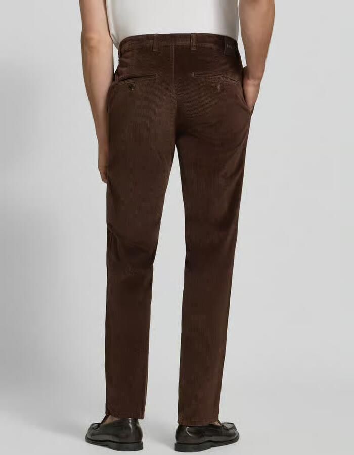 BRAX modern fit corduroy broek van katoenmix model 'Fabio' - Foto 2