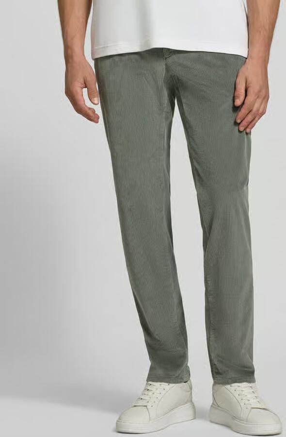 BRAX modern fit corduroy broek van katoenmix model 'Fabio' - Foto 3