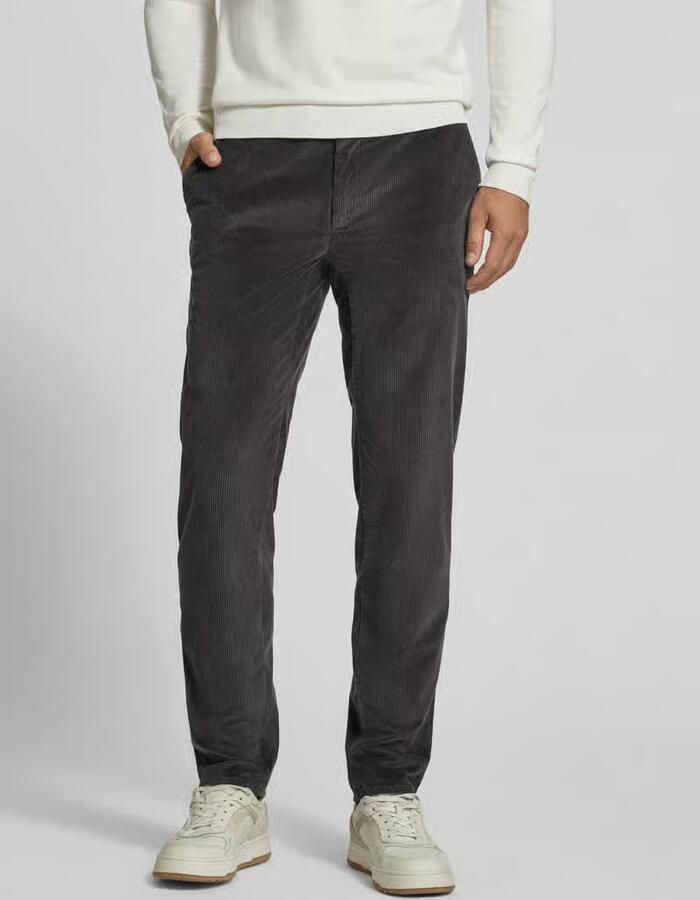 BRAX modern fit corduroy broek van katoenmix model 'Fabio' - Foto 3