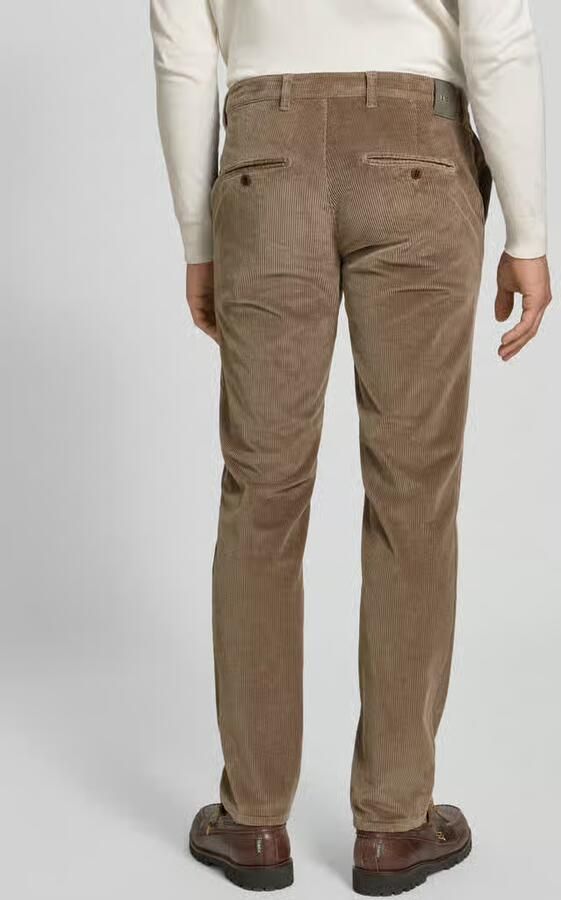 BRAX modern fit corduroy broek van katoenmix model 'Fabio' - Foto 2