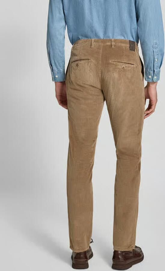 BRAX modern fit corduroy broek van katoenmix model 'Fabio' - Foto 3