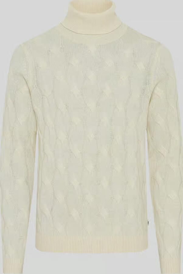 BRAX Pullover van mix van wol en kasjmier met col