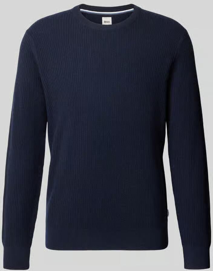 BRAX Regular fit pullover van mix van wol en kasjmier model 'Rick'