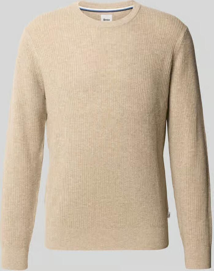 BRAX Regular fit pullover van mix van wol en kasjmier model 'Rick'