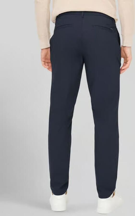 BRAX tapered fit stoffen broek met viscose model 'Phil'