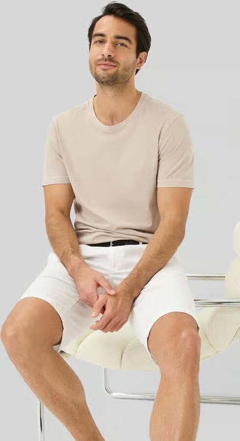 BRAX regular fit bermuda van katoenmix