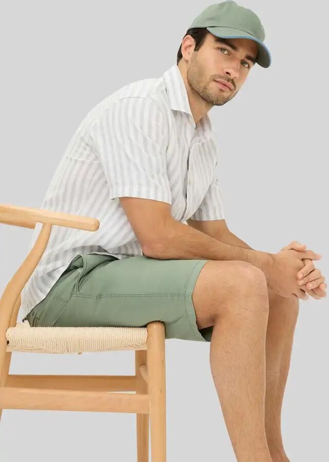 BRAX regular fit bermuda van katoenmix