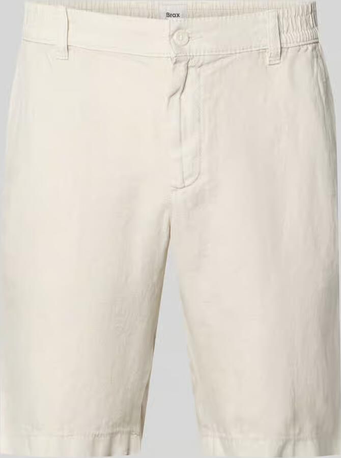 BRAX regular fit bermuda van puur linnen model 'BALU' - Foto 2