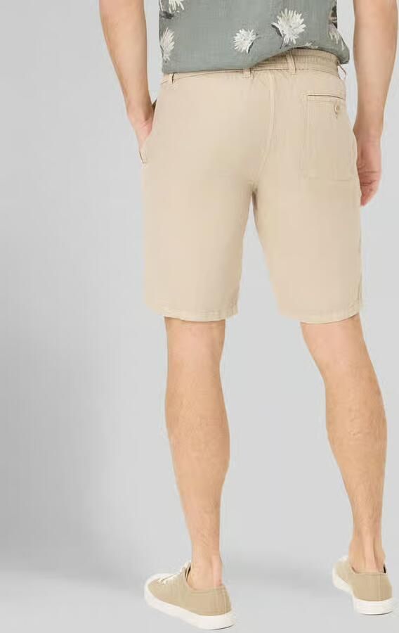 BRAX regular fit bermuda van puur linnen model 'BALU'