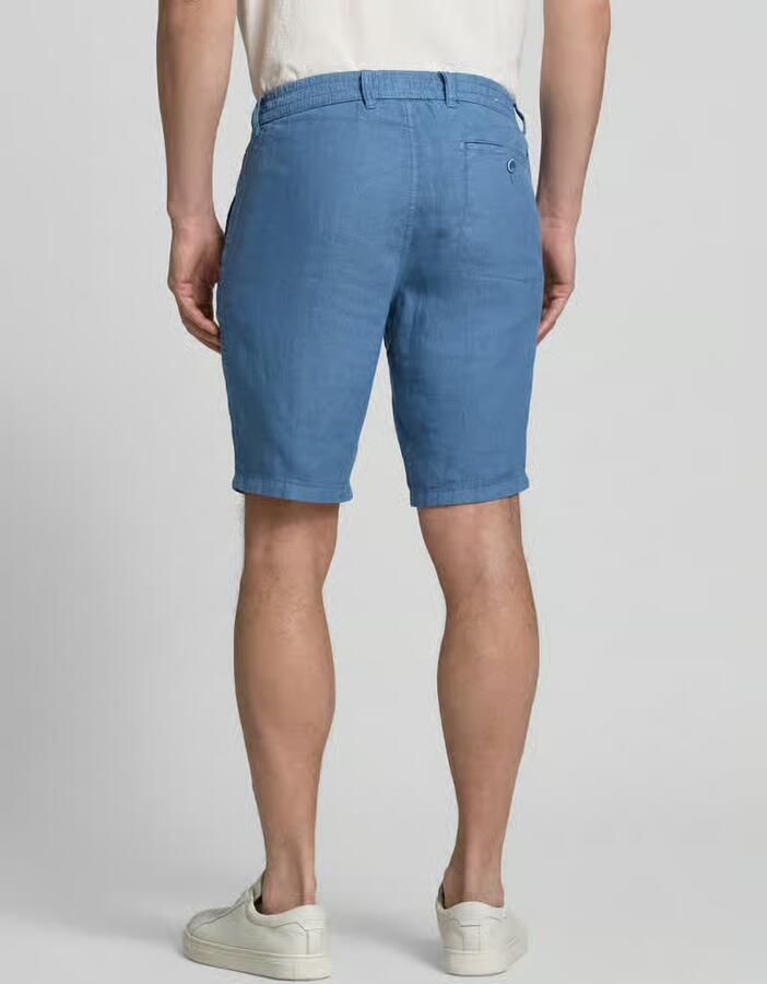 BRAX regular fit bermuda van puur linnen model 'BALU'
