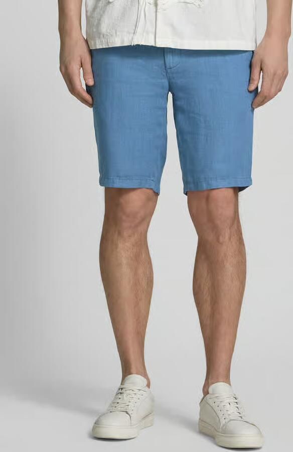BRAX regular fit bermuda van puur linnen model 'BALU' - Foto 4