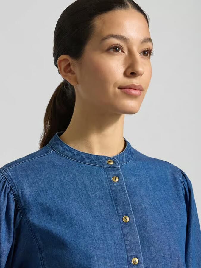 BRAX Regular fit blouse in denimlook Model 'Valeria' - Foto 2