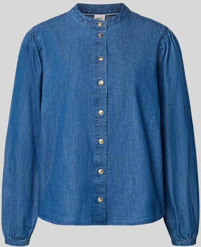 BRAX Regular fit blouse in denimlook Model 'Valeria'