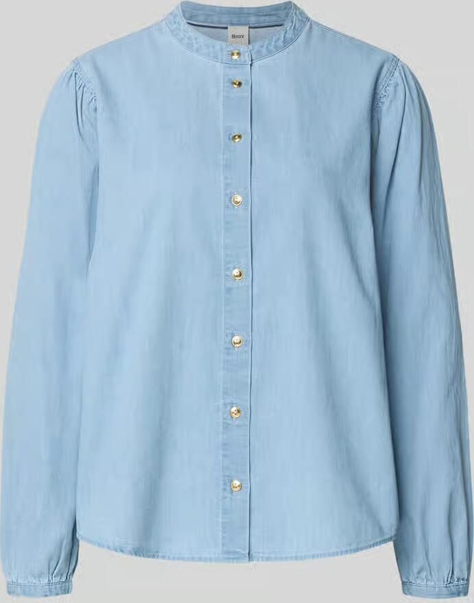 BRAX Regular fit blouse in denimlook Model 'Valeria'