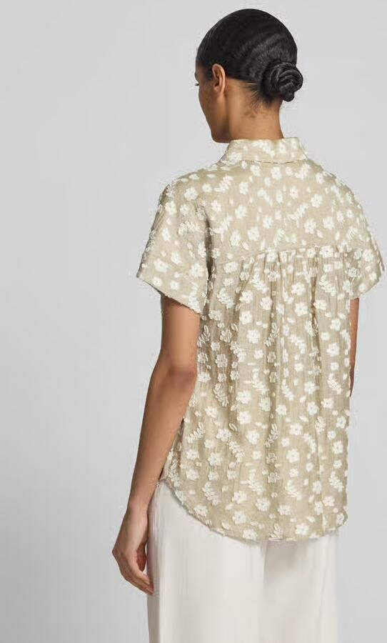 BRAX Regular fit blouse met knoopsluiting