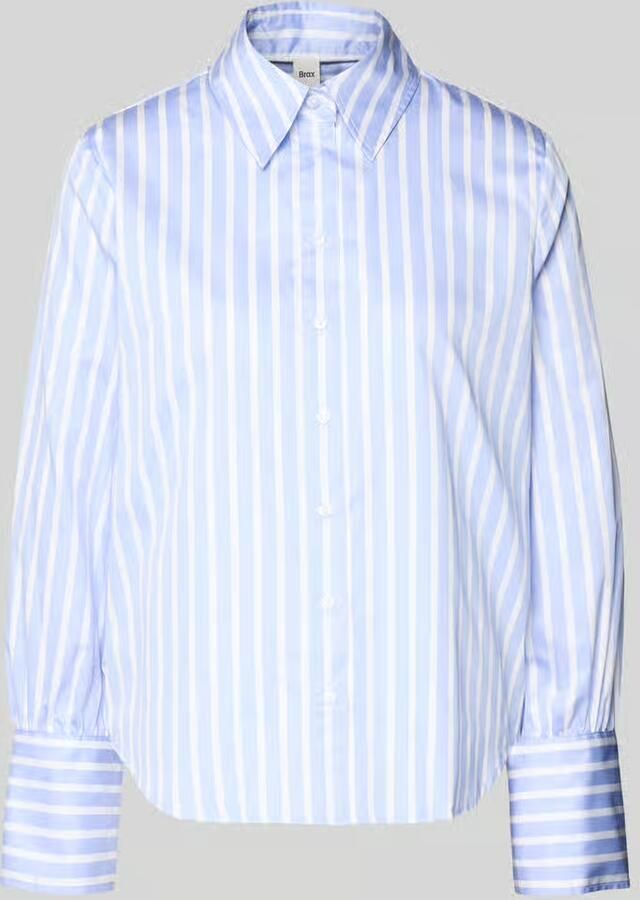BRAX Regular fit blouse met knoopsluiting model 'VICA'