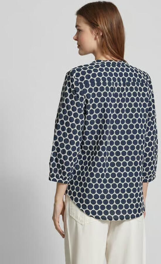 BRAX Regular fit blouse met V-hals model 'STYLE.Velia'