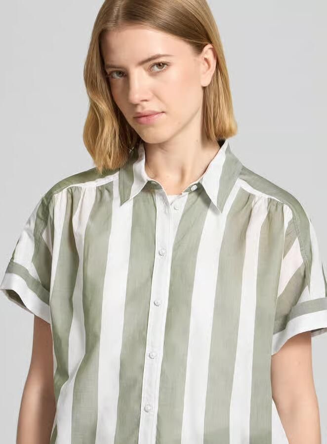 BRAX regular fit blouse van puur katoen