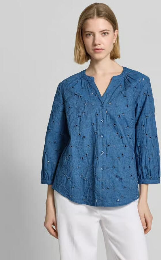 BRAX regular fit blouse van puur katoen model 'VELIA' - Foto 4