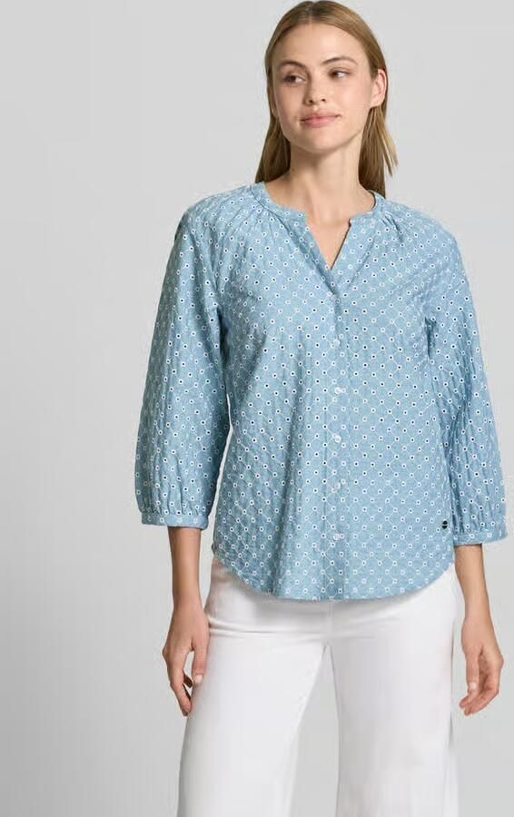 BRAX regular fit blouse van puur katoen model 'VELIA' - Foto 3
