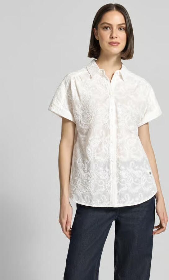 BRAX regular fit blouse van puur katoen model 'VIV' - Foto 4