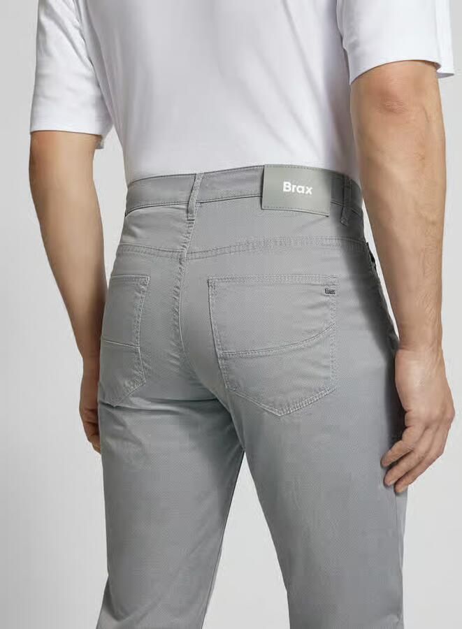 BRAX regular fit broek met structuurpatroon model 'Cadiz'