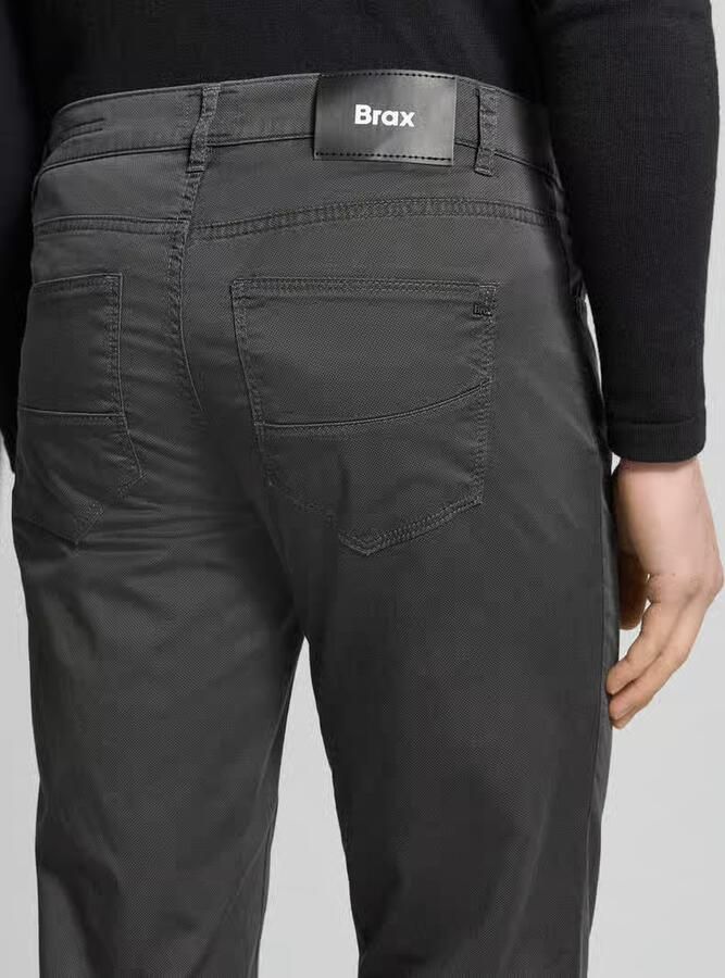 BRAX regular fit broek met structuurpatroon model 'Cadiz'