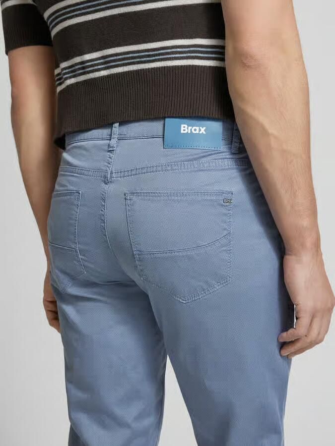 BRAX regular fit broek met structuurpatroon model 'Cadiz'