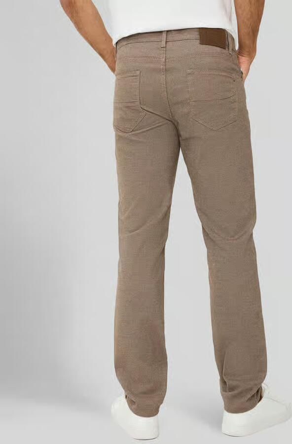 BRAX Regular fit chino van katoenmix met viscose model 'Wool Look Flex' - Foto 2