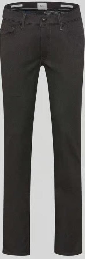 BRAX Regular fit chino van katoenmix met viscose model 'Wool Look Flex'