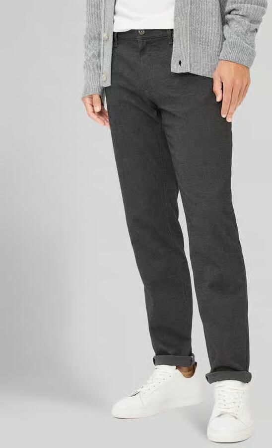 BRAX Regular fit chino van katoenmix met viscose model 'Wool Look Flex' - Foto 3