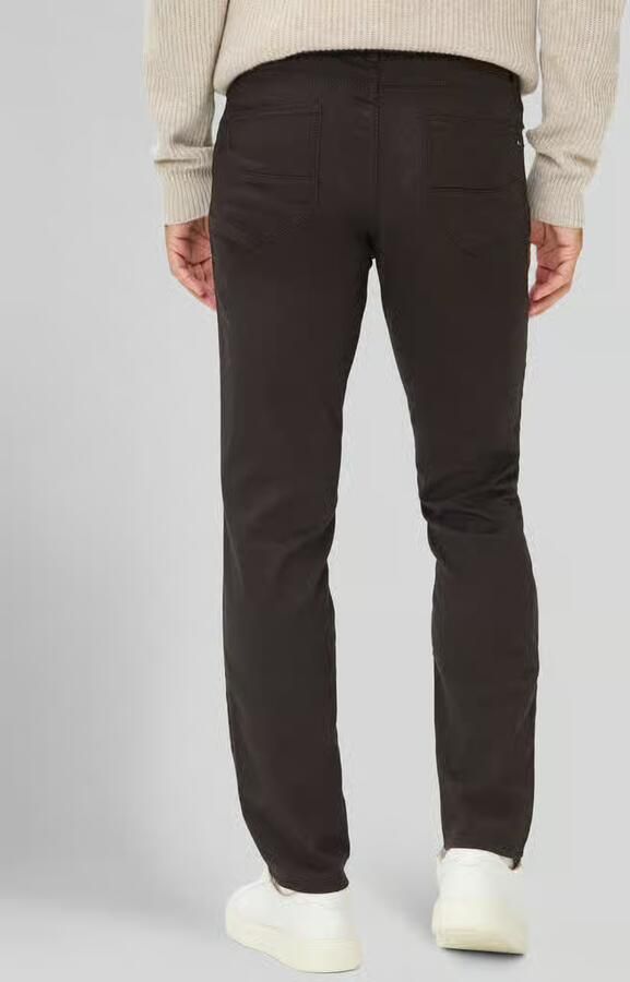 BRAX Regular fit chino van katoenmix met viscose model 'Wool Look Flex' - Foto 2