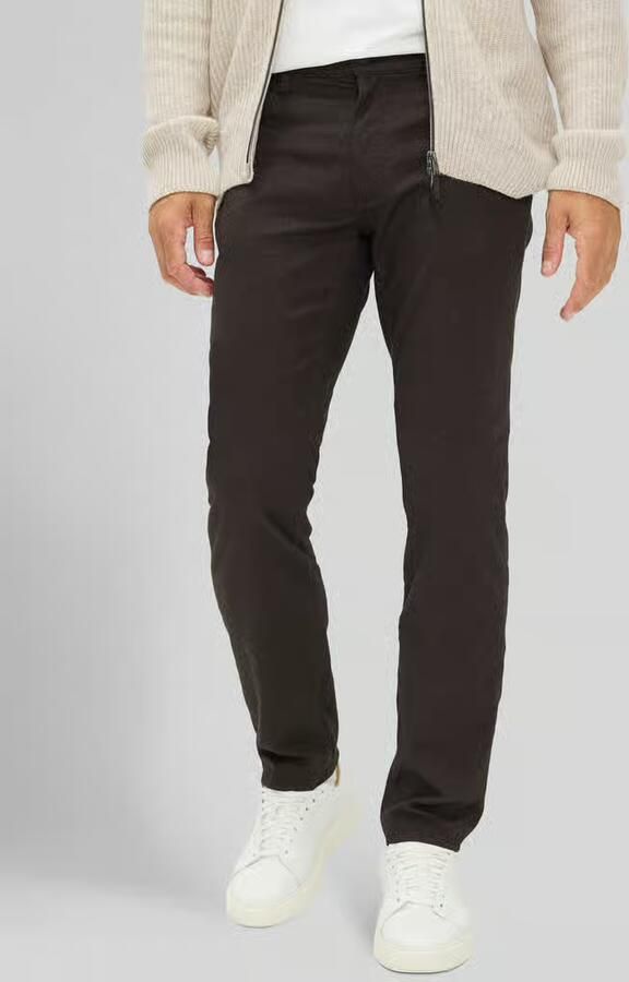 BRAX Regular fit chino van katoenmix met viscose model 'Wool Look Flex' - Foto 3