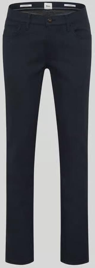 BRAX Regular fit chino van katoenmix met viscose model 'Wool Look Flex' - Foto 5