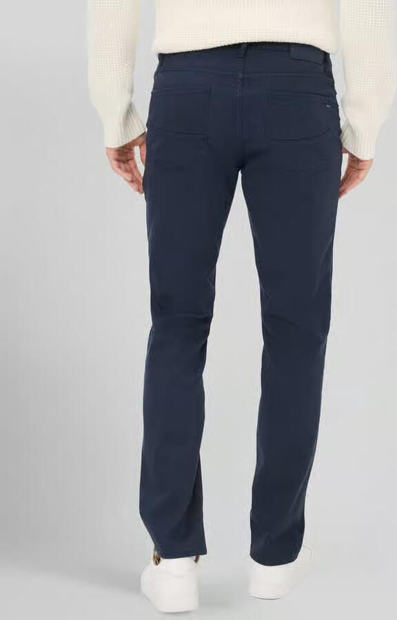 BRAX Regular fit chino van katoenmix met viscose model 'Wool Look Flex' - Foto 4