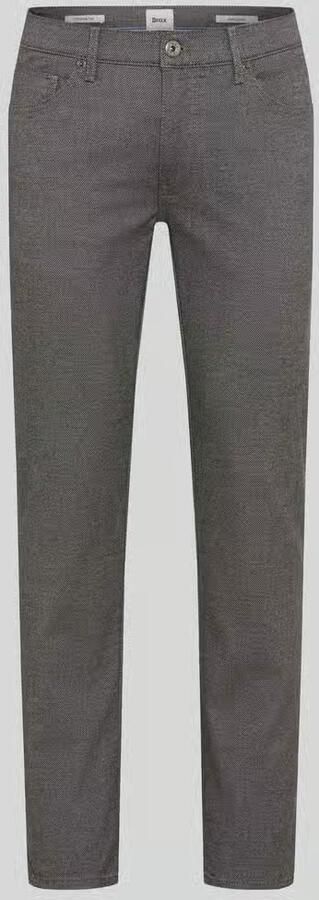 BRAX Regular fit chino van katoenmix met viscose model 'Wool Look Flex'