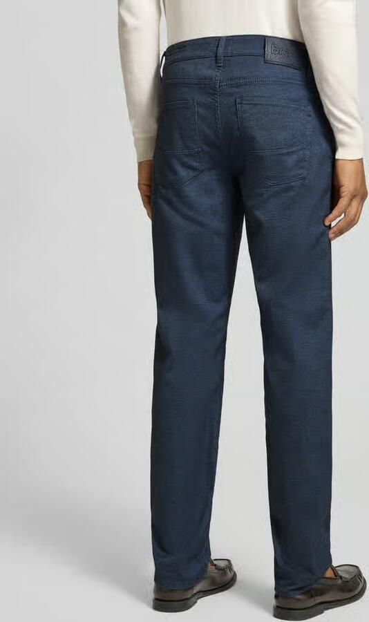 BRAX Regular fit chino van katoenmix met viscose model 'Wool Look Flex' - Foto 2