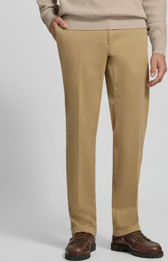 BRAX Regular fit chino van katoenmix model 'Evans' - Foto 2