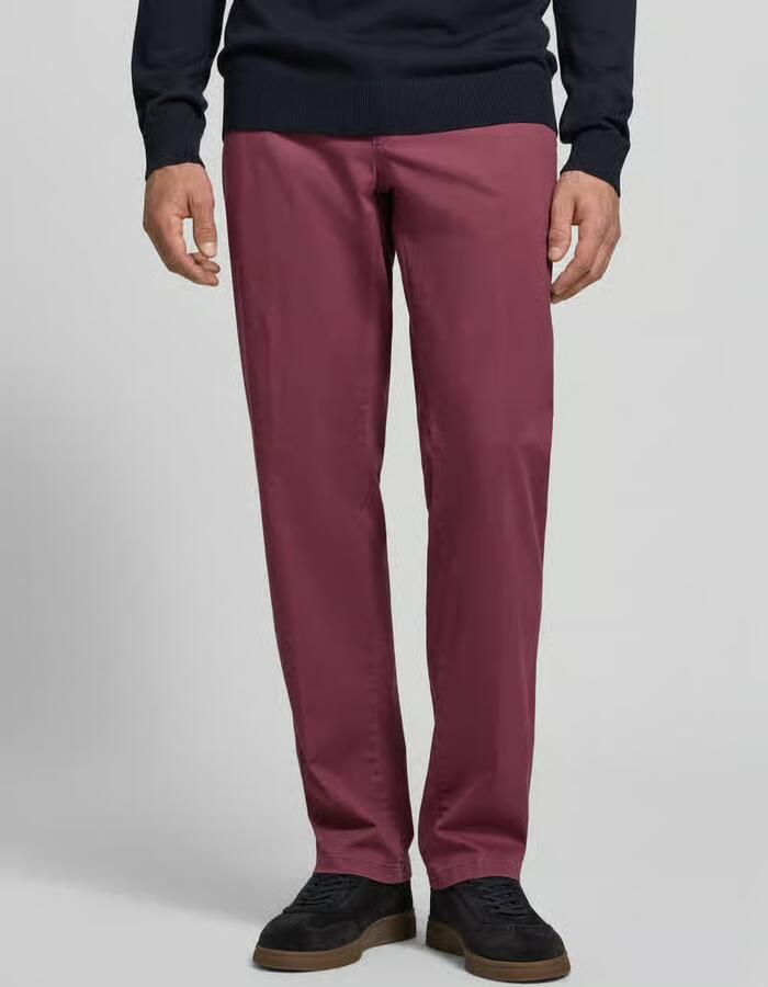 BRAX Regular fit chino van katoenmix model 'Evans' - Foto 2