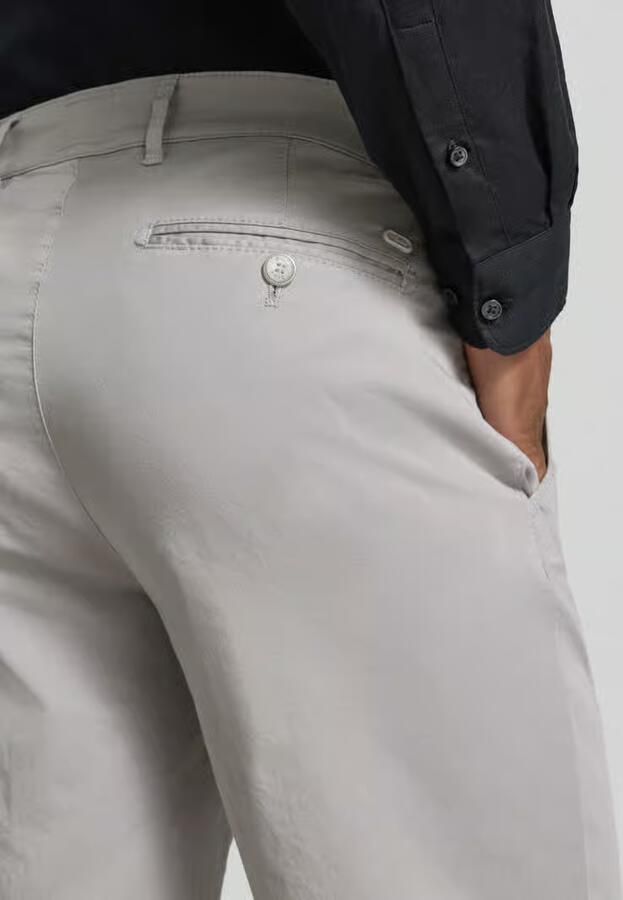 BRAX regular fit chinoshorts van katoenmix model 'BOZEN'