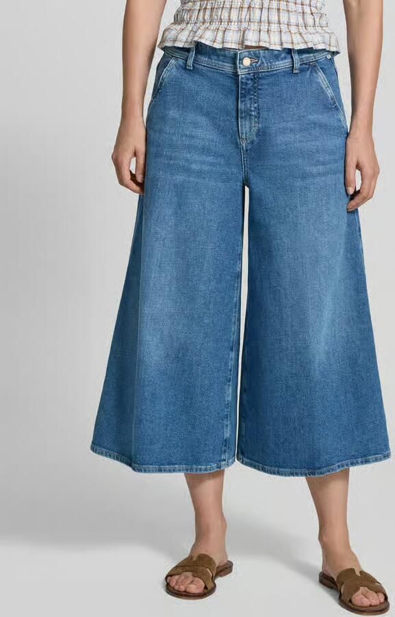 BRAX regular fit culotte van katoenmix model 'Melli S' - Foto 3