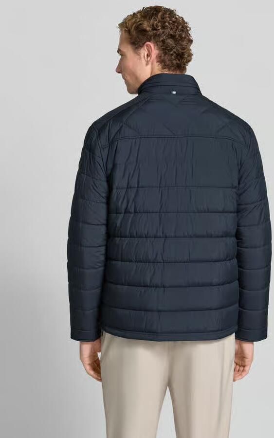 BRAX Regular fit gewatteerd jack met labelpatch - Foto 2