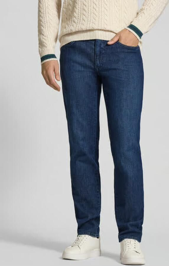 BRAX Regular fit jeans van mix van katoen en kasjmier model 'Cadiz' - Foto 2