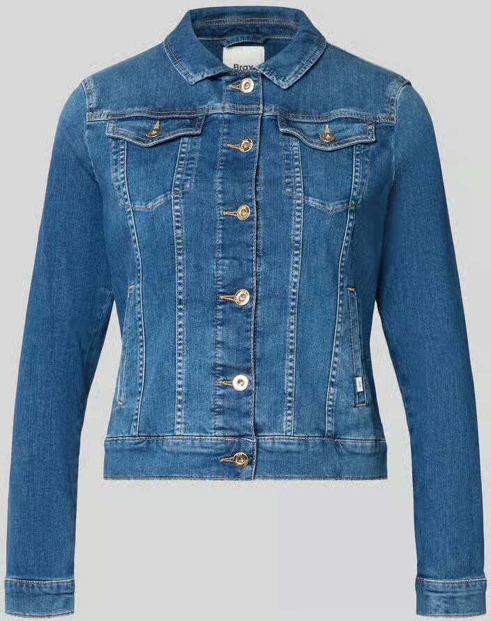 BRAX regular fit jeansjack van katoenmix model 'MIAMI' - Foto 2