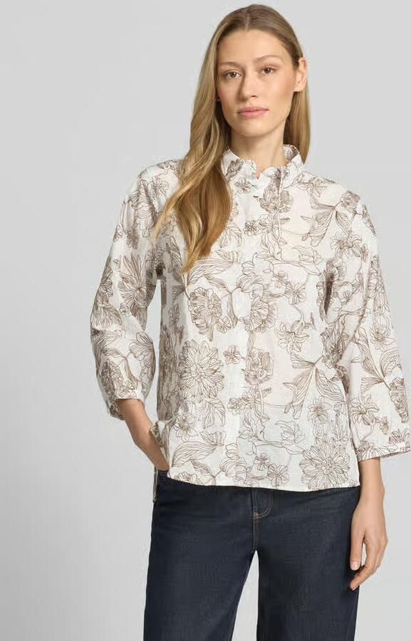 BRAX regular fit overhemdblouse van puur katoen model 'VIKI' - Foto 4